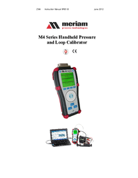Thumbnail of document Manual - M400 Handheld Pressure Transmitter Calibrator / Data Logger